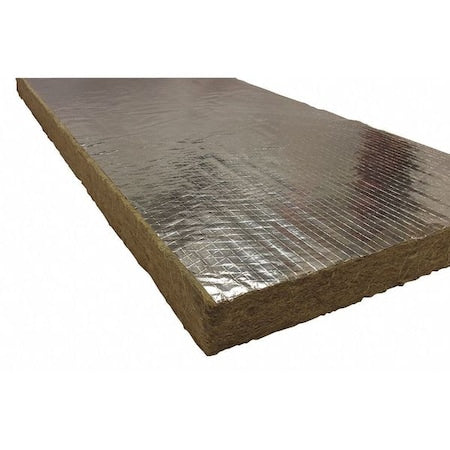 Roxul 560136 - 1 1/2 in x 48 in x 24 in Mineral Wool/Foil Backing 8#, Green