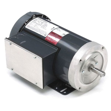 Leeson 056B34F5328 - Capacitor-Start/Run General Purpose Motor, 3 HP, 56 HC Frame, 208-230 V AC Voltage