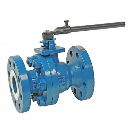 Flow Plus ZF1250A2F3RH - Full Port Ball Valve,2-1/2,Clss 150,CF8 M