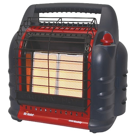 Mr. Heater MH18B-F274805 - Portable Gas Tabletop Heater, LP, Matchless Piezo, 12 in Wx 19 in L