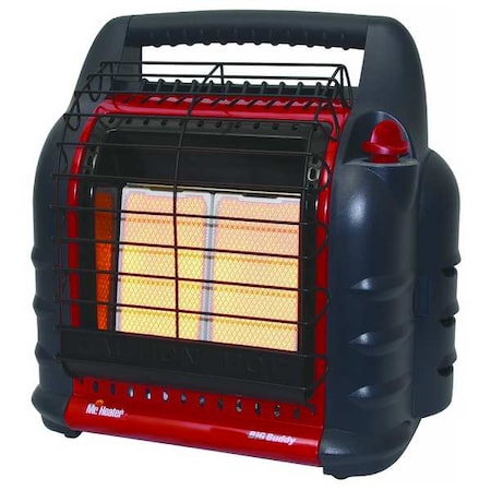 Mr. Heater MH18B-F274806 - Portable Gas Tabletop Heater, LP, Matchless Piezo, 4000 to 18,000 Btu H, 19 in L