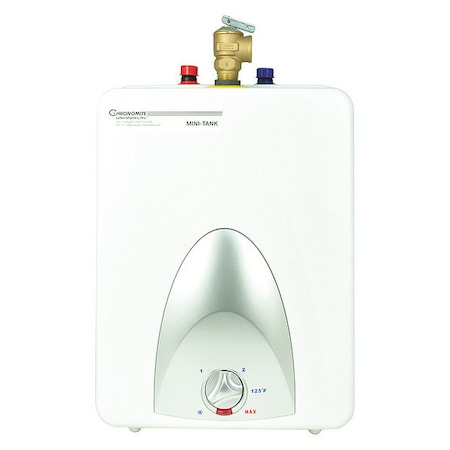 Chronomite CMT-2.5 - 2.5 gal Mini Tank Electric Water Heater, Single Phase 14.5 in H