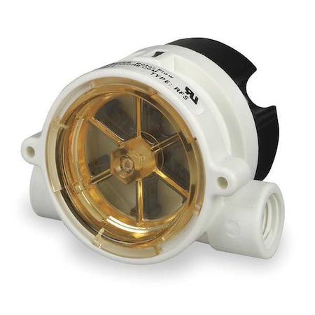 Gems Sensors RFS, 181688 - 1" FNPT SPDT Liquid Flow Switch 24 VDC 8 to 60 gpm
