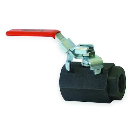 Dynaquip Controls VLE2.AK0P 3/8 - 3/8" FNPT Carbon Steel Ball Valve Inline