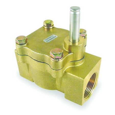 Dayton 007731 - Brass Steam Solenoid Valve Less Coil, Normally Closed, 3/4 in Pipe Size