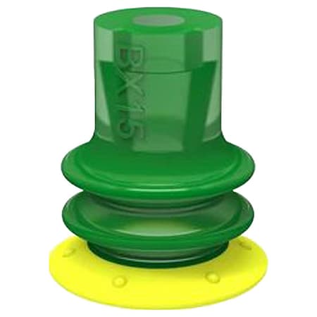 Piab BX15P.4K.01AC - Vacuum Cup,PUR,Yellow,0.63 in dia.,PK10