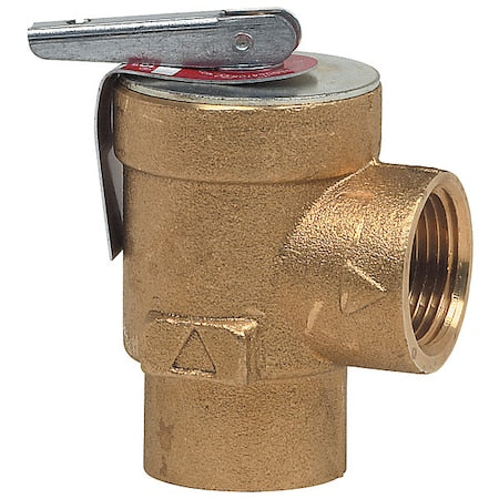Watts 3/4 354A-030 - Pressure Safety Relief Valve,Brass,30psi
