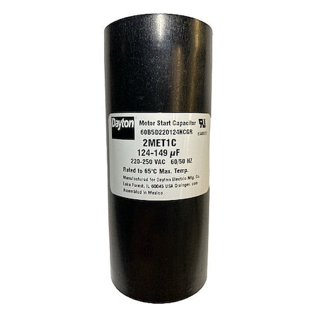 Dayton 2MET1 - Motor Start Capacitor, Round