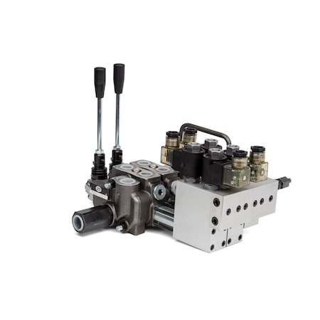Hydro Custom 228322 - BSV-3 13 GPM Section Control Valve Assembly - 2 Spool, Electronic & manual control Control