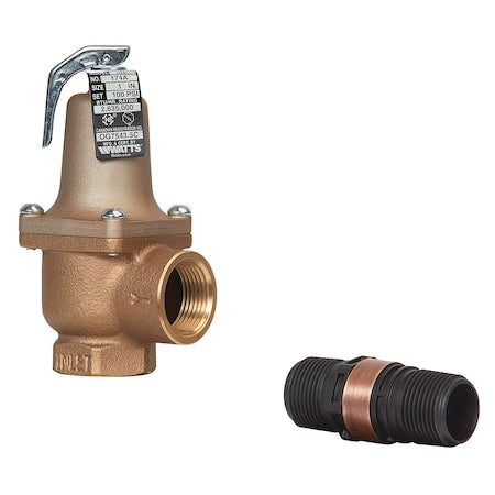 Watts 1 174A 075 FS - Relief Valve, Bronze, 1 1/2 in Inlet