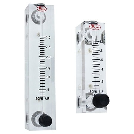 Dwyer Instruments VFA-41 - Flowmeter, range .6-5 GPH water.