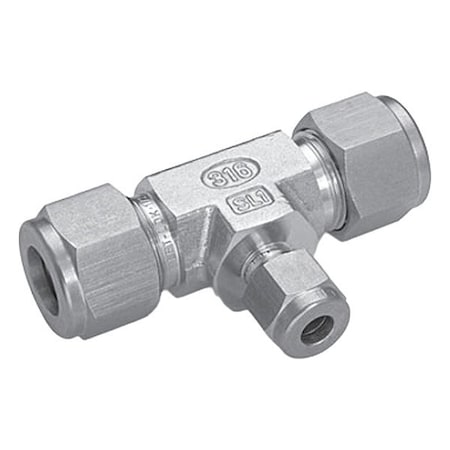 Ham-Let 764LR SS 3/4 X 3/4X 1/2 - Tee, SS, Tube 3/4", Tube 3/4", Tube 1/2"