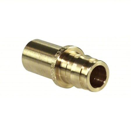 Uponor LF4505075 - Strt,Brass;Copper,Barbed1/2",Cup3/4"