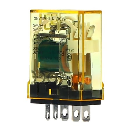 Idec RH1B-ULAC120V - Relay, SPDT, 10 A, 120 V AC, 30 V DC
