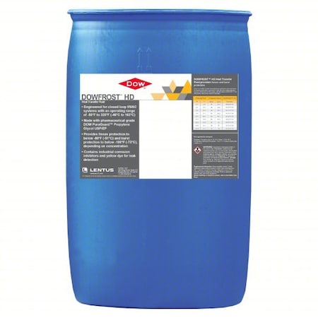 Dowfrost 9990221 - DOWFROST GLYCOL BLUE-55 GALLON DRUM