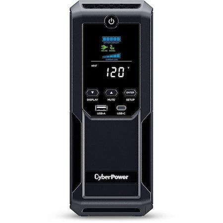 Cyberpower CP1350AVRLCD3 - UPS System, Line Interactive, Out: 120 V AC In: 120 V AC