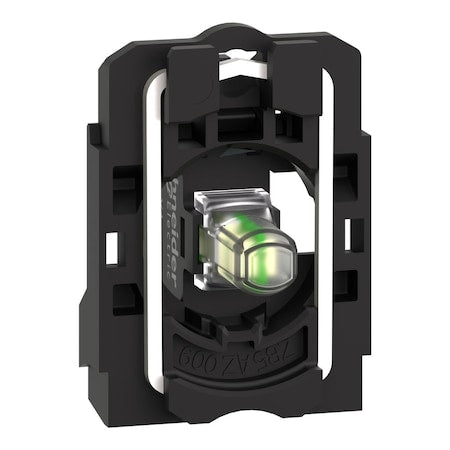 Schneider Electric ZB5AVM1 - Complete body light block assembly, Harmony XB5, plastic, universal LED, body fixing collar, 230.240 V AC