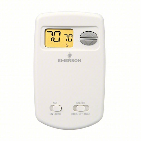 White-Rodgers 01E78 144 - Thermostat, 1 H, 1 C, Battery, 24 VAC