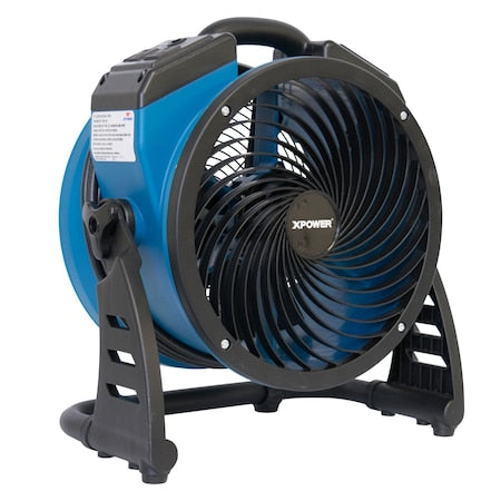 Xpower P-21AR - Axial Air Mover,Power Outlets,1100 CFM, 115, 1100 cfm, 14.2 W.