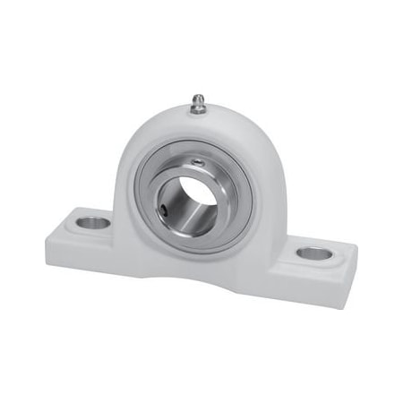 Iptci CUCTP207-20 - Pillow Block Ball Bearing Mounted Unit, Thermoplastic Housing Material, 1-1/2 in Dia