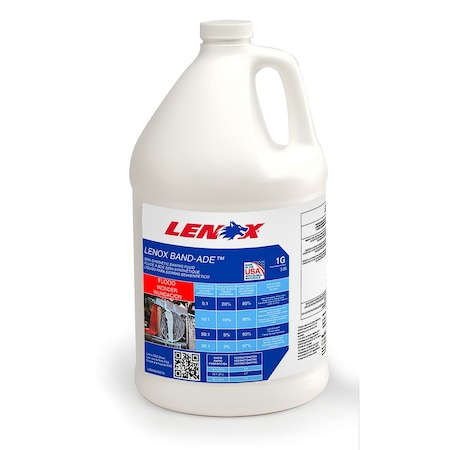 Lenox 68004 - Sawing Fluid, Band-Ade, Semisynthetic, 1 gal, Jug, Amber