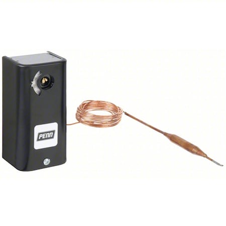 Johnson Controls A19AAC-9C - Line Voltage Mechanical Thermostat, Heat or Cool, 100 to 240 F, Screwdriver, 120 to 277 V AC, 1 C, 1 H