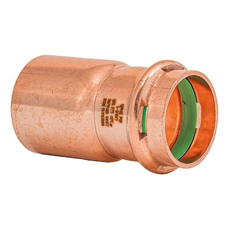 Quickfitting Surepress SPWRC43-STR - Strt,Copper,FTG11/4in,Press-fit1in