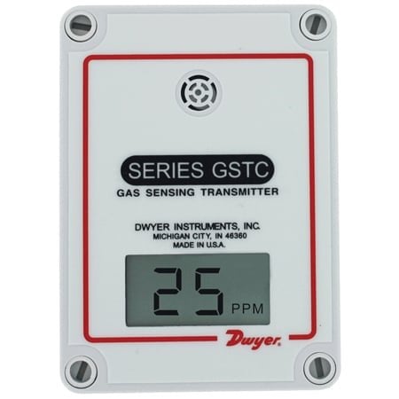 Dwyer Instruments GSTC-C-LCD-FC - Detector Transmitter,CO,Electrochemical