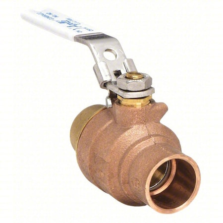 Apollo Valves 77CLF20727A - 1-1/2" Sweat Bronze Ball Valve 2-Way