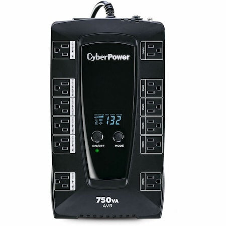 Cyberpower AVRG750LCD - UPS System, Line Interactive, Out: 120 V AC In: 120 V AC