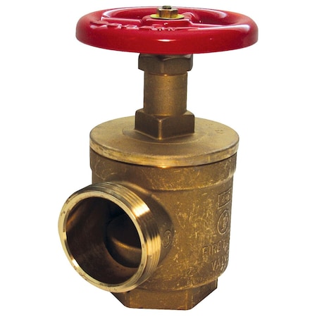 Dixon AV251 - Brass Angle Hose,Valve,2-1/2"