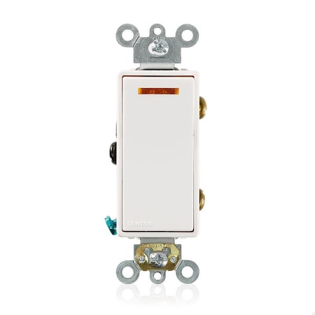 Leviton 5659-2W - Decora Plus Rocker 3-Way Lighted 20 A Wh