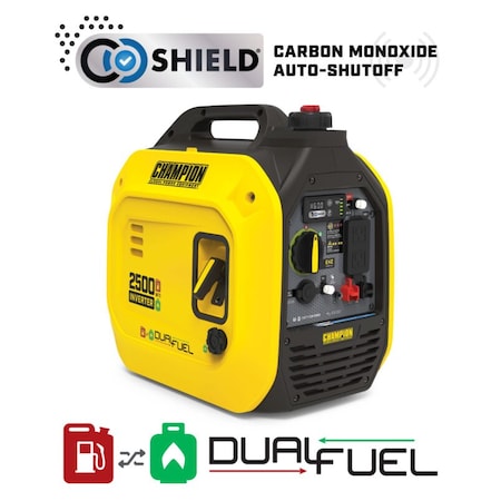Champion Power Equipment 201323 - Portable Generator, Gasoline/Propane, Recoil Start, 120 V AC