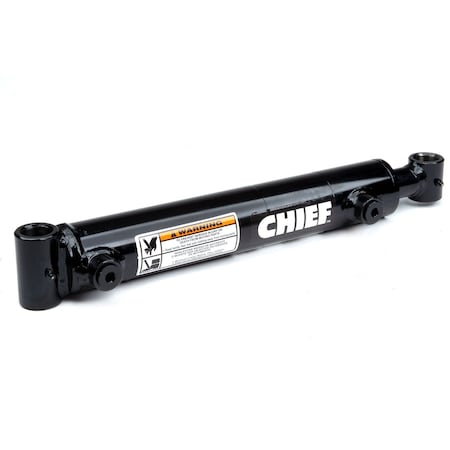 Chief 216223 - WT Welded Hydraulic Cylinder: 6 Bore x 24 Stroke - 3 Rod, SAE 12
