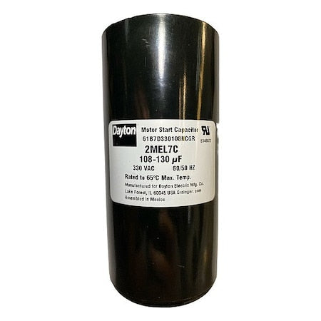 Dayton 2MEL7 - Motor Start Capacitor, Round