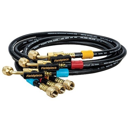 Fieldpiece HR3B - Hose Set, 5 ft L, Black, 800 psi