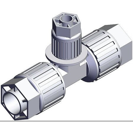 Smc LQ3T5A-R2 - High Purity Fitting,Reducer,PFA,Tee