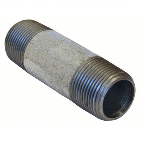 Beck 0331506808 - Pipe Nipple,Steel,1/4",NPTx NPT,6"