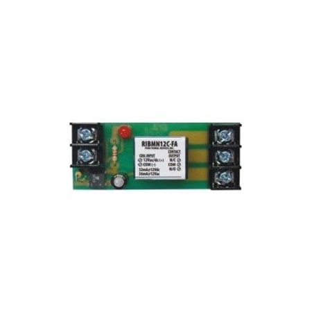 Functional Devices-Rib RIBMN12C-FA - Track Mount Relay,15 A,SPDT