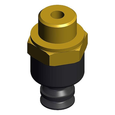 Smc ZP3-T04BN-A5 - Vertical Vacuum Inlet,Black,Bellows Pad