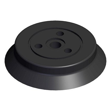 Smc ZP50HN - Vacuum Pad,Black,Flat with Ribs Pad