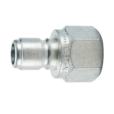 Parker ST-N2 - Non-Valved Nipple, Steel Body, Push-to-Connect Lock, 1/4"-18 Thread Size