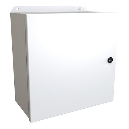 Hammond EJ12126LG - Latches Electrical Enclosure, 12 in H, 6 in D, 12 in W, 12, 13, 3 R, 4, Steel