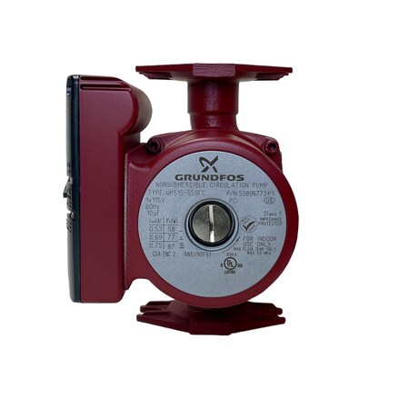Grundfos 59896773 - UPS15-55 SFC 1/12 HP 115-Volt 3-Speed Flanged Circulator Pump