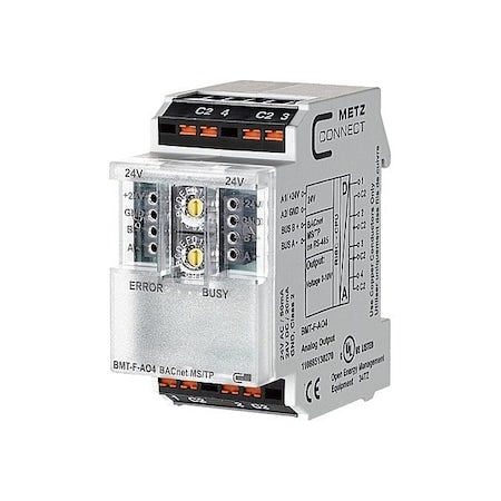 Metz Connect 110886132170 - MS/TP Module, 24 V AC/DC, 4 Outputs