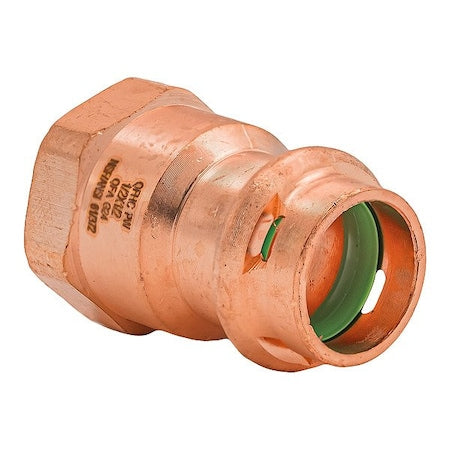 Quickfitting Surepress SPWF11R - Strt,Copper,Press-fit1/2in,FNPT1/2in
