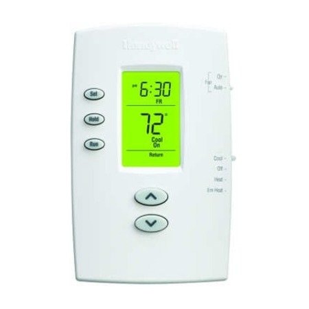 Honeywell Home TH2210DV1006/U - Low Voltage Thermostat, 5-2 Programs, 2 H, 1 C, Hardwired/Battery, 20/30 VAC