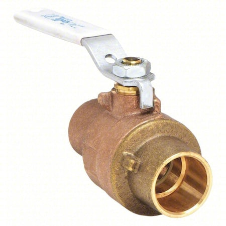 Apollo Valves 77CLF20701A - 1-1/2" Sweat Bronze Ball Valve 2-Way