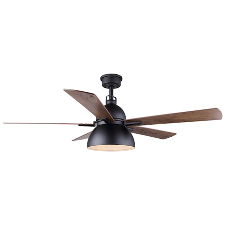 Canarm CF52LYR5BK - Ceiling Fan, Black, 52 in Dia, 5 Blade