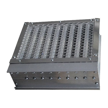 S&P Air Control WDV-130 1212 - Intake Louver,11 1/2" H,Drainable Blade
